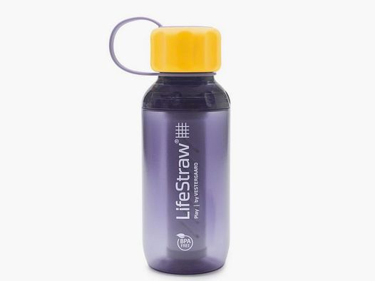 LifeStraw Play (púrpura) Botella de Agua para Niños con Filtro de 2 Etapas
