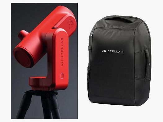 Unistellar Unistellar Odyssey Pro Red with backpack