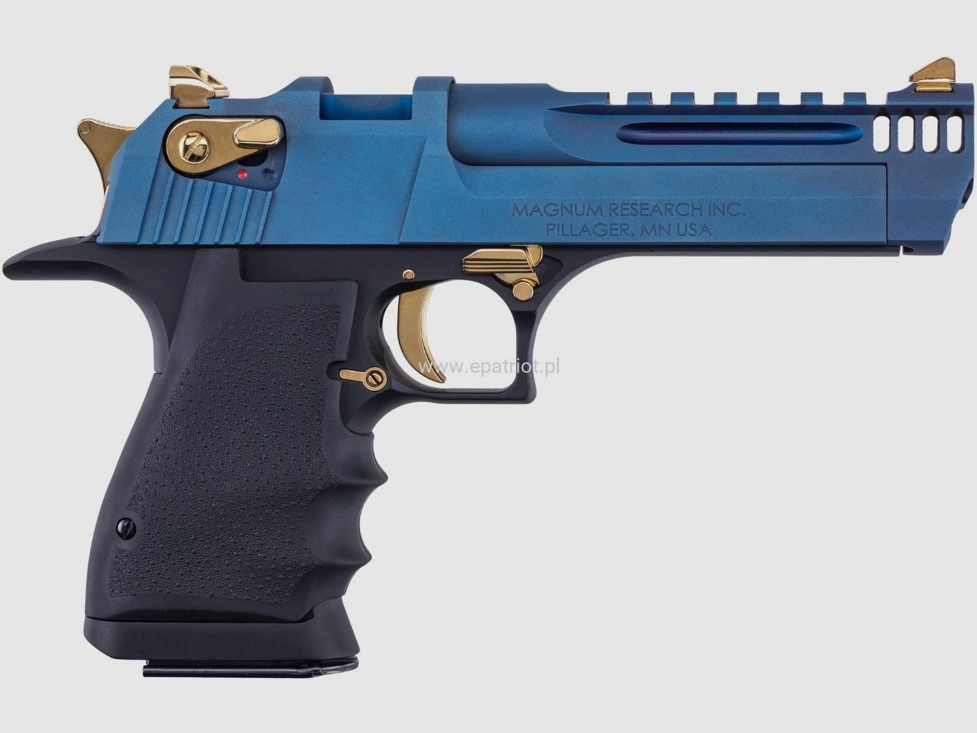 Pistolet Desert Eagle L5 Black Carbo Blue PVD - MB Integral, zdjęcie 3 z 5