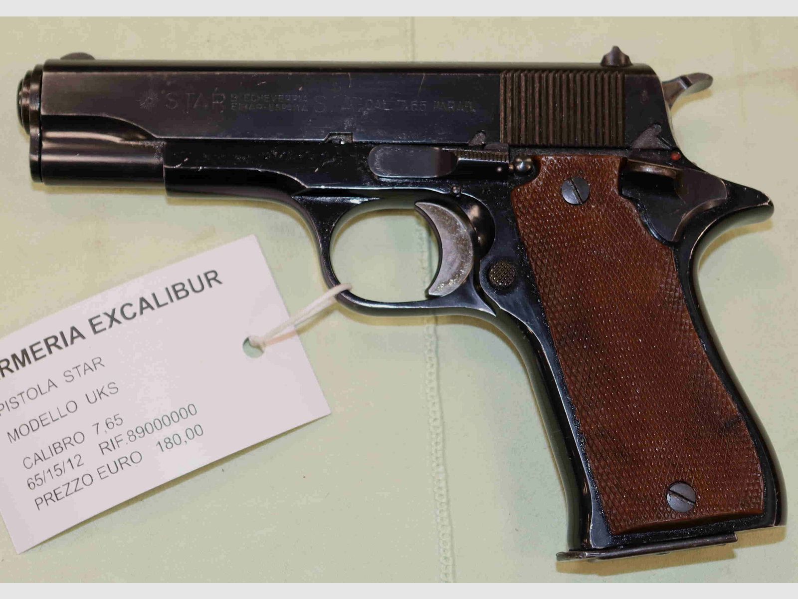 Star model UKS pistol in caliber 7.65, image 1 of 4