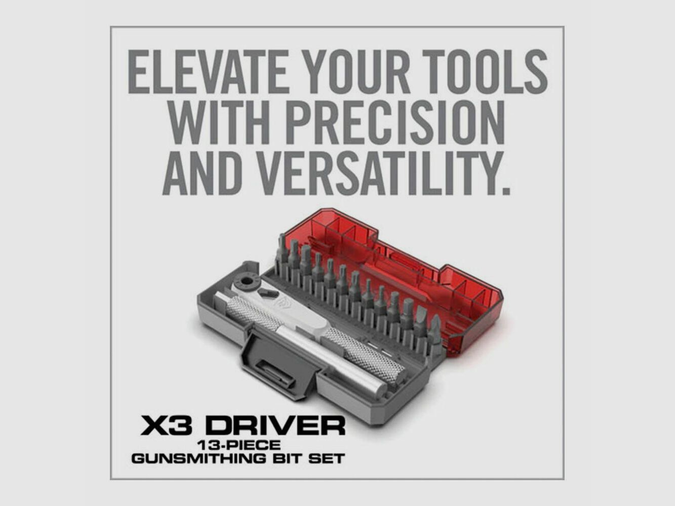 Real Avid X3 Driver Set di 13 Pezzi per Armi, immagine 2 di 5