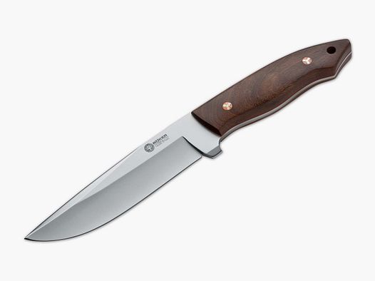 ARBOLITO VENADOR großes Jagdmesser mit brauner Lederscheide