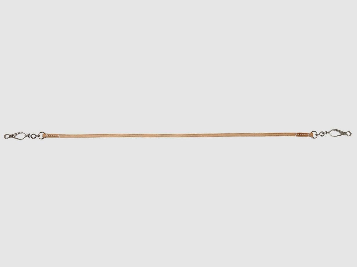 Umhängeleine Unterteil AKAH braun, 10mm breit, lang