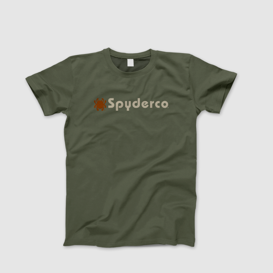 Official Spyderco T-shirt green (M), image 1 of 2