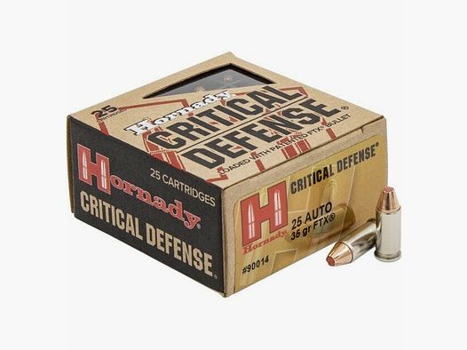 Hornady .25 Auto FTX 35grs / 2,3g