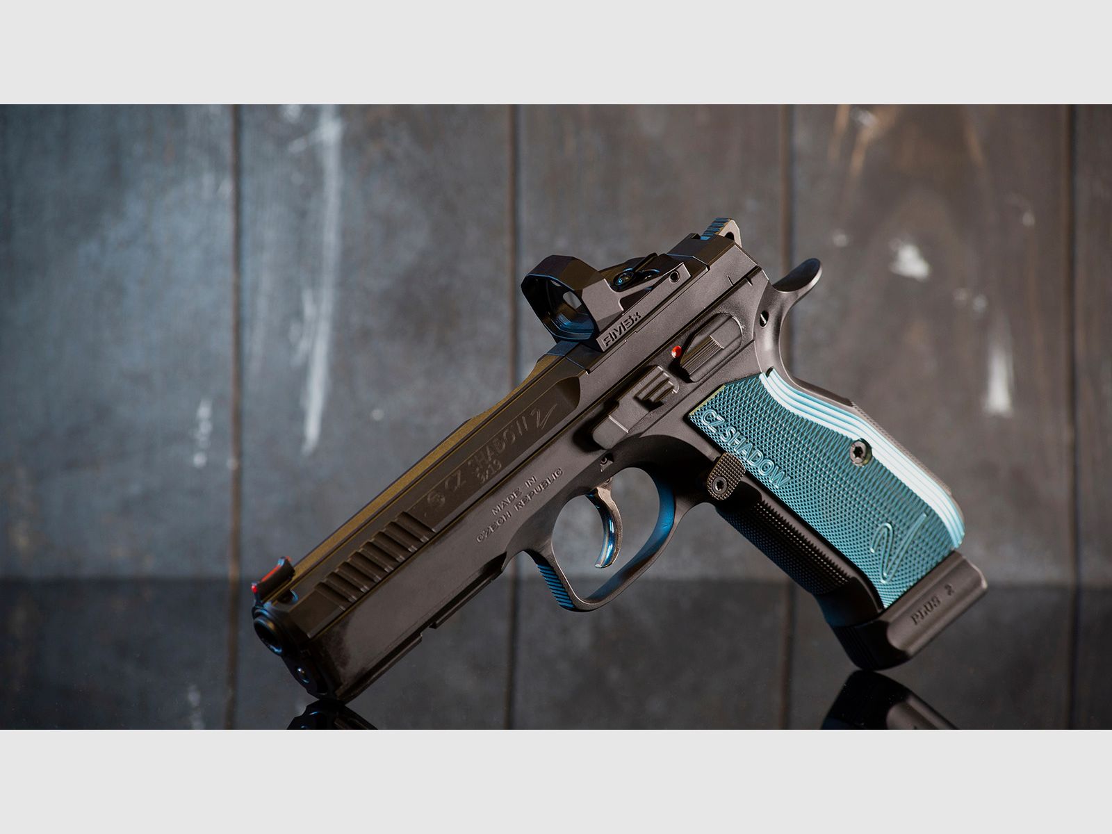 SHIELD Reflex Mini Sight XL Lens (RMSx) Rotpunktvisier – 8 MOA – Mattschwarz