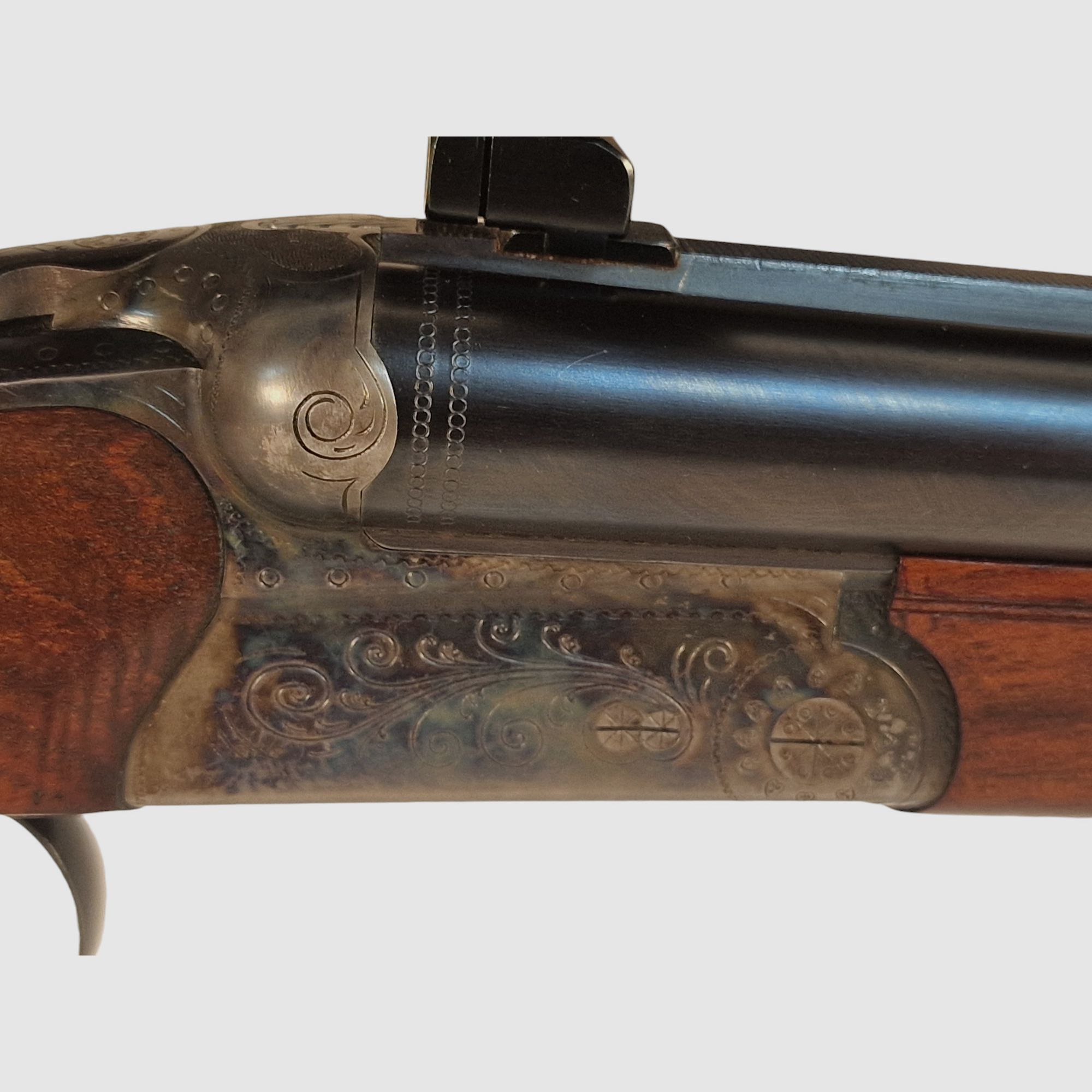 Suhler drilling hardened in caliber .30-06 16/70 22 WinMag with Kahles 2.2-9x42