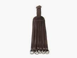 Jagdtasche aus Wildleder mit 8 Montageringen