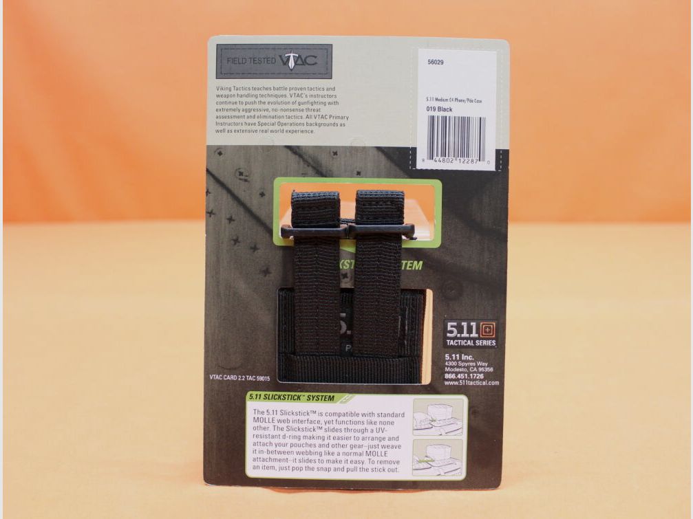5.11 5.11 C4 Case (56029) 019 Bolsa negra mediana para teléfono/PDA, o por ejemplo también para paquetes de cigarrillos?