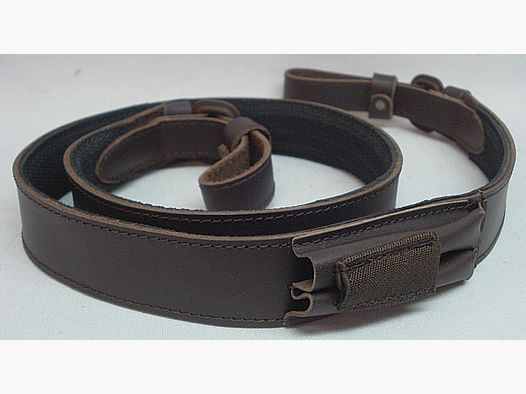 Leder met houder voor 3 patronen - 30 mm breed