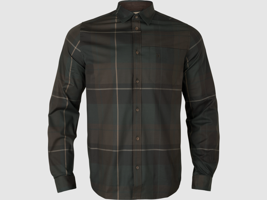 Härkila Akse long-sleeved shirt Shadow Brown Check (107238009), image 1 of 9