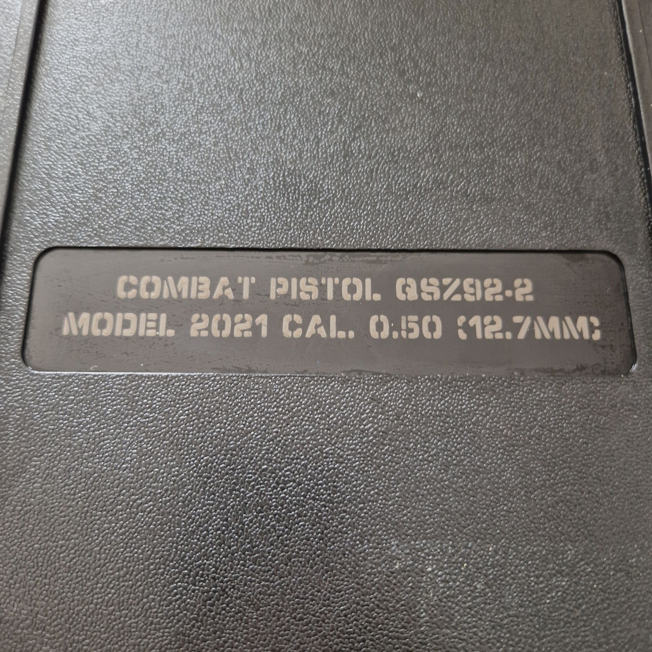 R.A.M COMBAT PISTOLE. GSZ92-2 Modell 2021 Kal. 0,50 mit F im Fünfeck