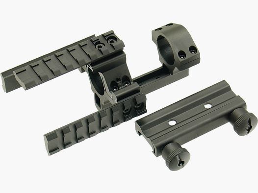 Anelli di Montaggio UTG Monobloc con Kit Triple Rails Ris