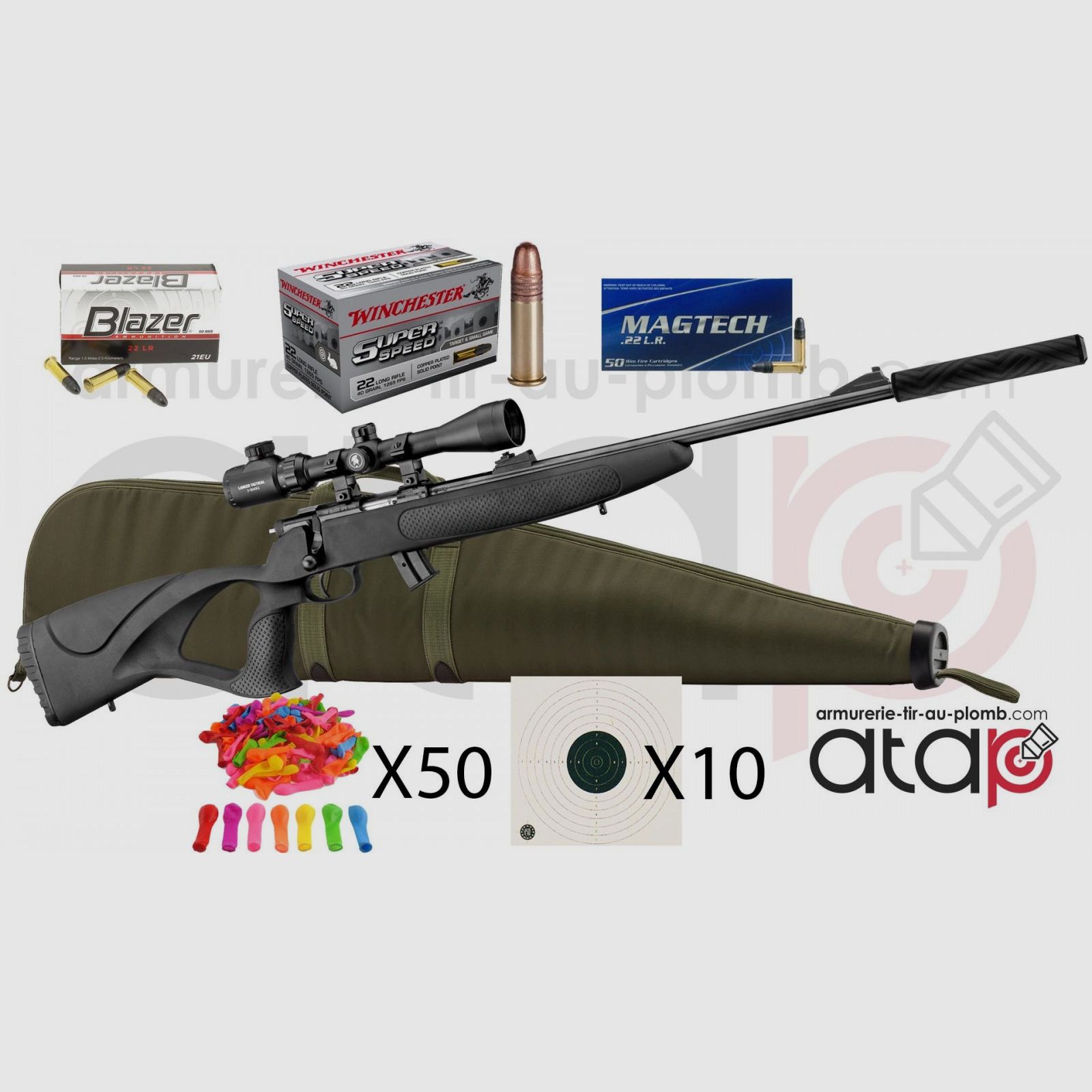 Klaar-om-te-schieten pakket geweer 22 LR BO Manufacture Equality Maker, afbeelding 1 van 9