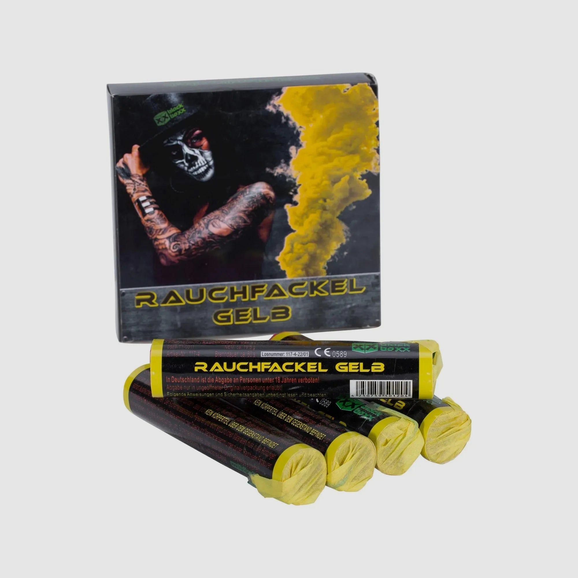 Blackboxx Blackboxx Rauchfackel 60 Sek. T1 5er Pack gelb
