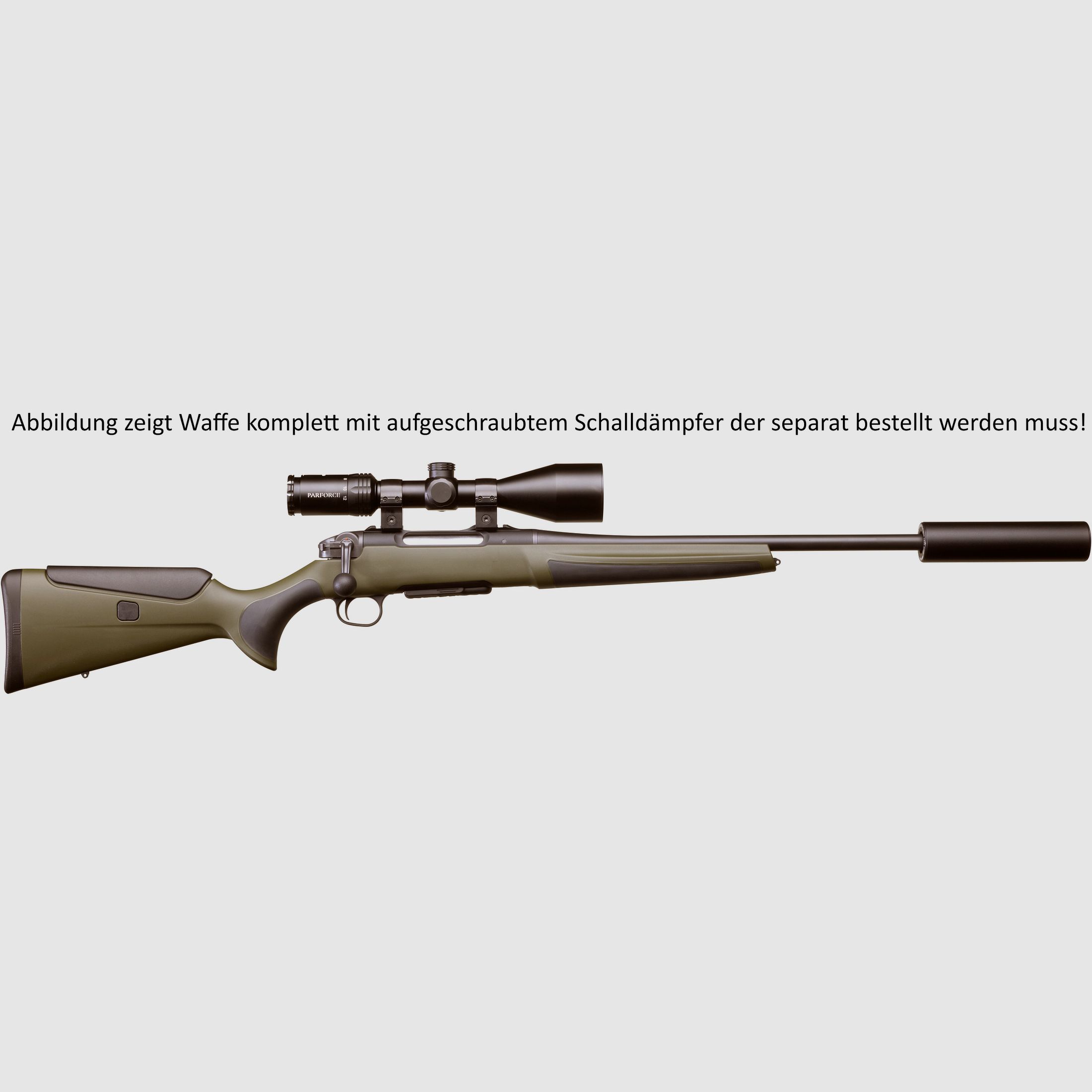 Offerta completa Haenel NXT Composite con Parforce PZ1 3-12x56i PA, calibro .308 Win.