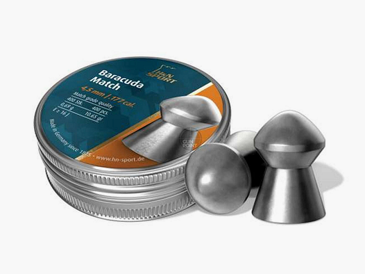 H&N 48577450 Baracuda Match Diabolos 4.5mm .177cal 400pcs.
