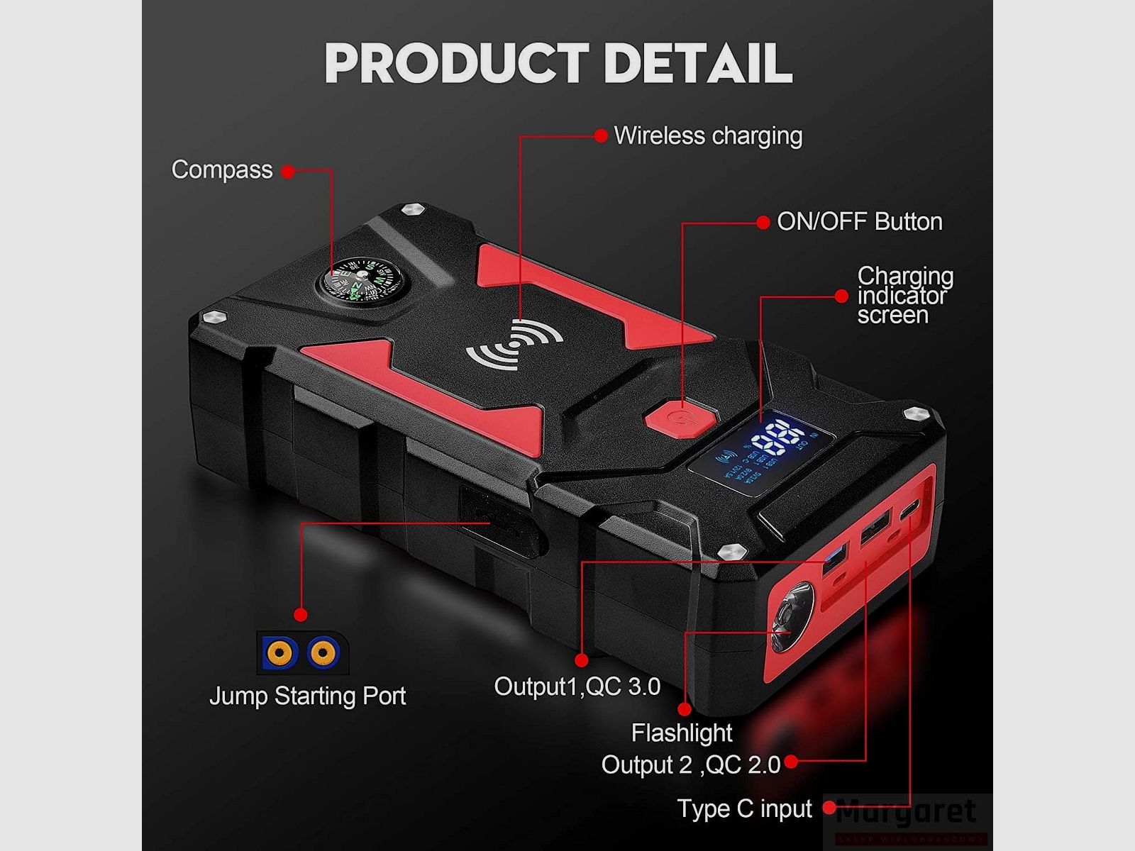 Jump starter FG601, zdjęcie 2 z 21