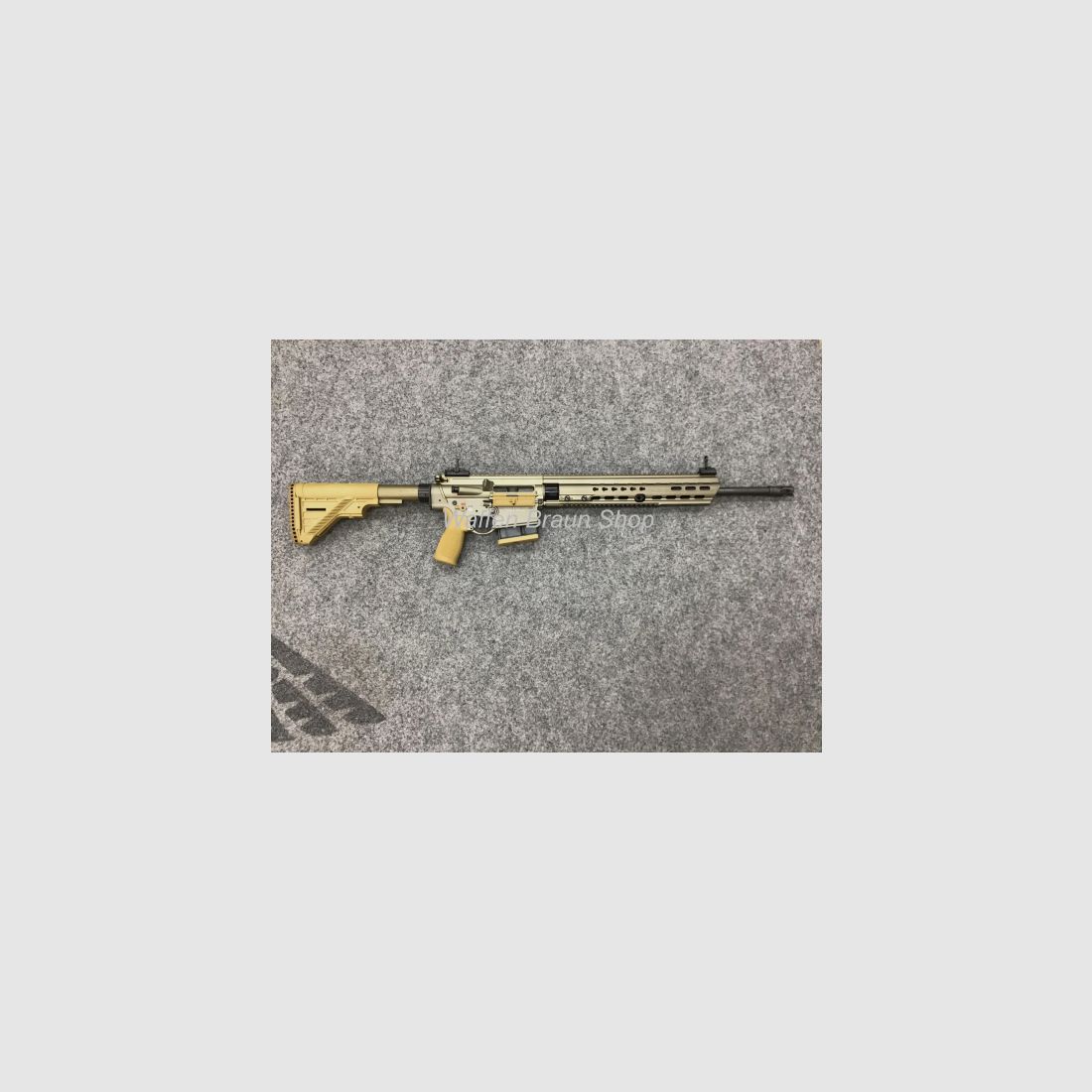 HK SLB Mod. MR 308 A3-Version, cal. .308, 20" Hkey sandfarben (RAL8000)