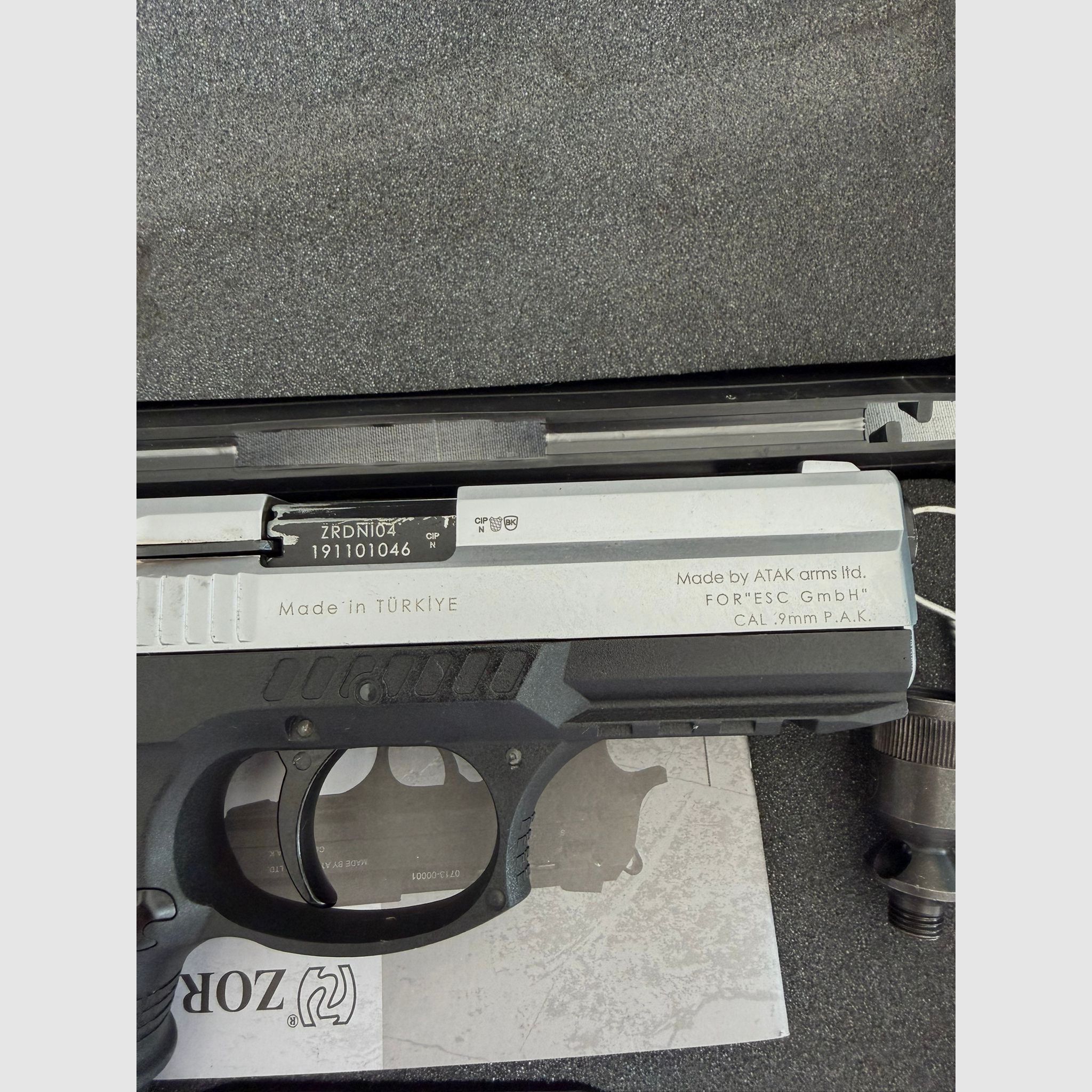 Zoraki Mod 2918 Cal 9mm P.A.K