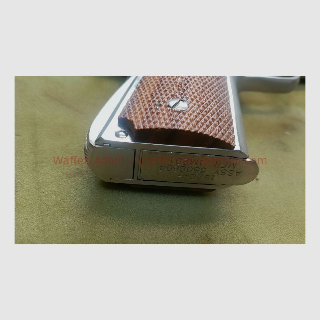 Colt MK IV/Serie`s 70 Government Nickel 1977