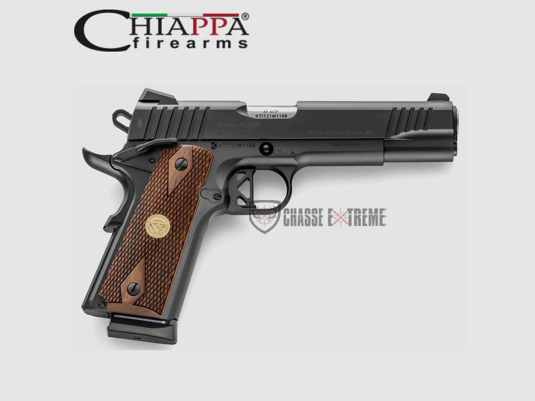 Pistolet CHIAPPA 1911 Superior Grade Noir 9 Cps Cal 45 Acp, image 1 sur 3