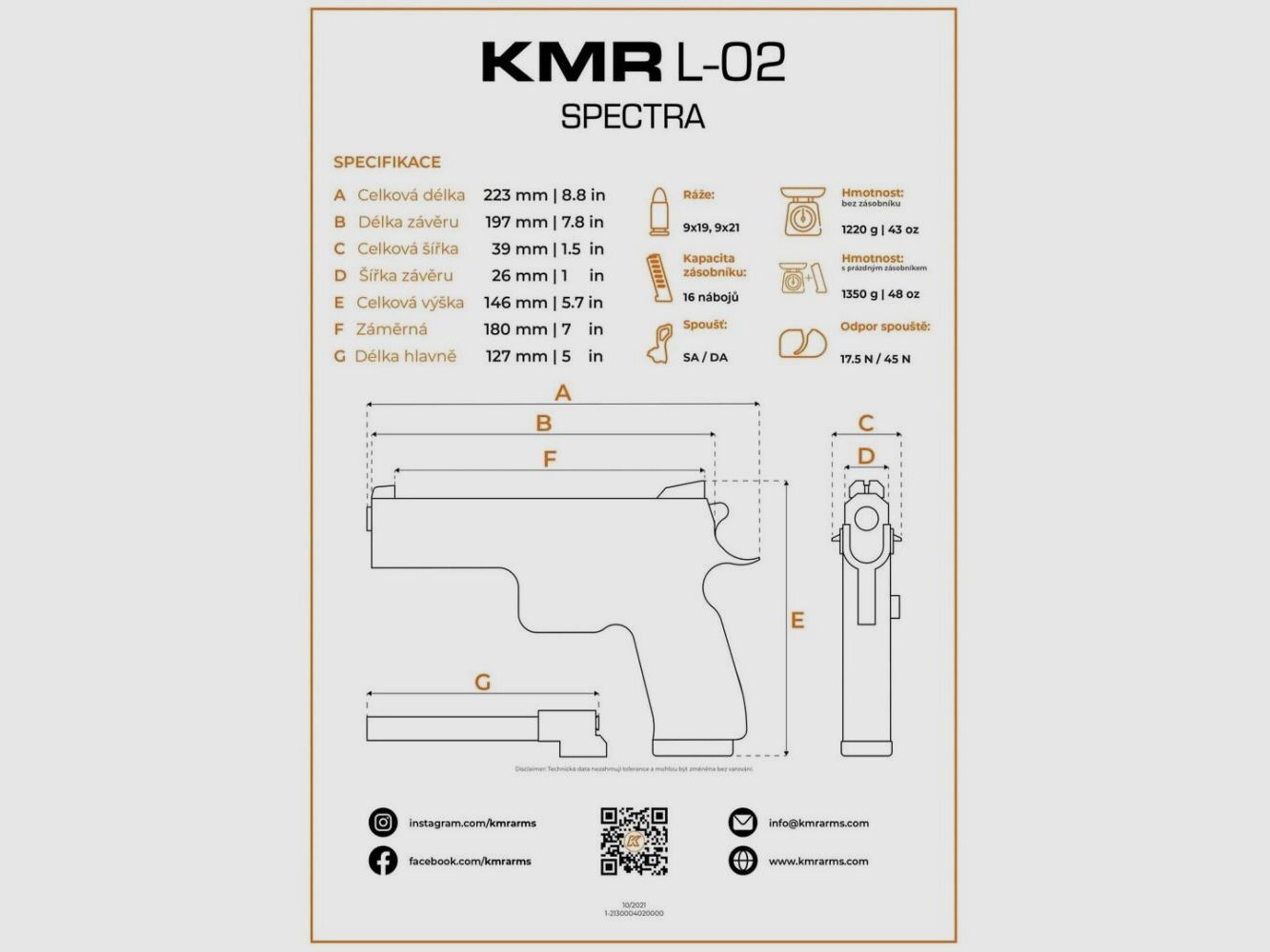 KMR Precision Arms Mod. L-02 SPECTRA OR -5'