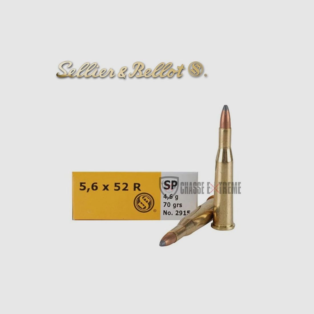 20 Patronen S&B Kal. 5.6×52R 70gr SP