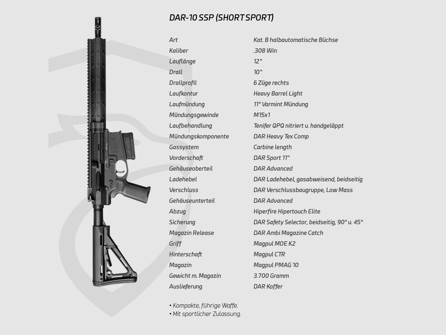 DAR-10 SSP (SHORT SPORT), Bild 4 von 6