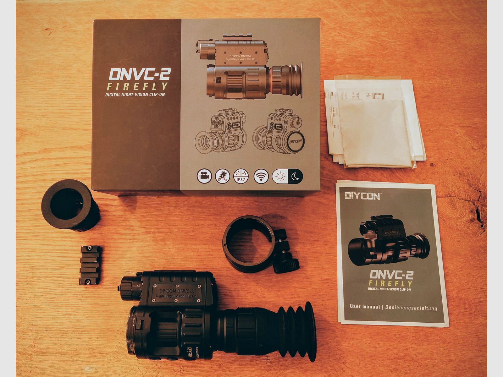 Diycon Firefly DNVC-2 Firefly Nachtsicht mit extra Okular - Ähnlich Pard