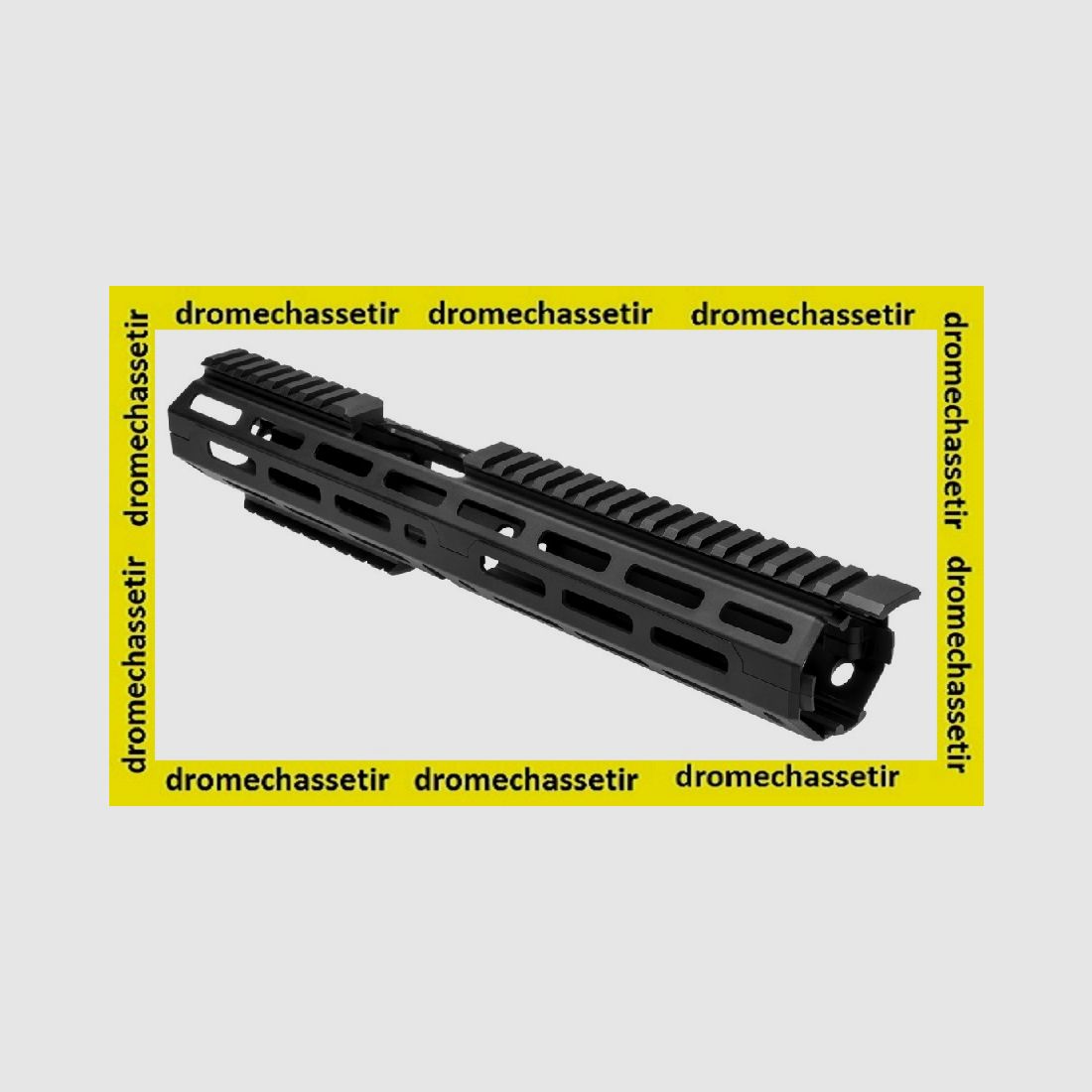 Erweiterte M-LOK Handguard mit Visieröffnung, 34cm, schwarz, Bild 2 von 3