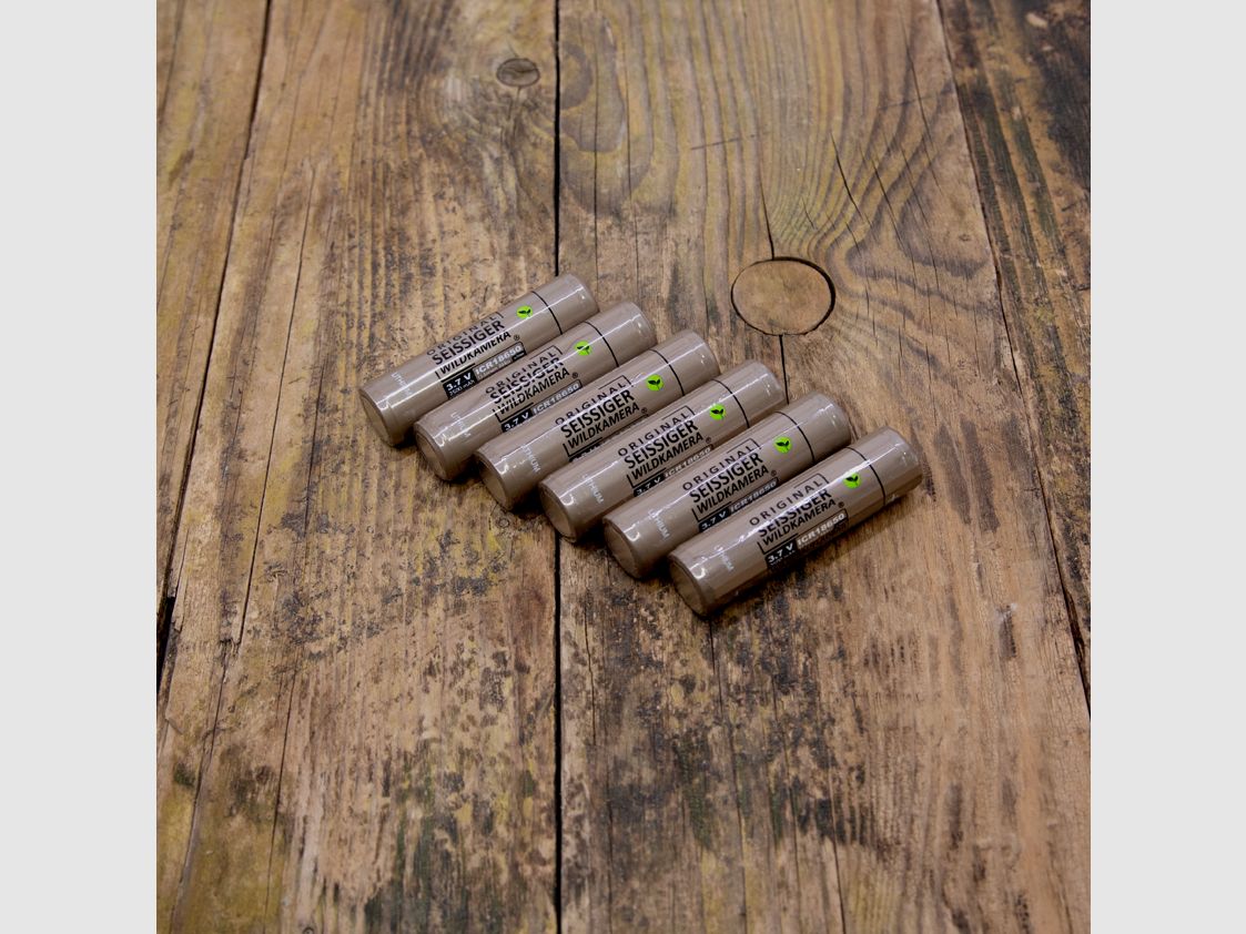 Seissiger Lithium-Ionen-Akku 18650 6 Stück