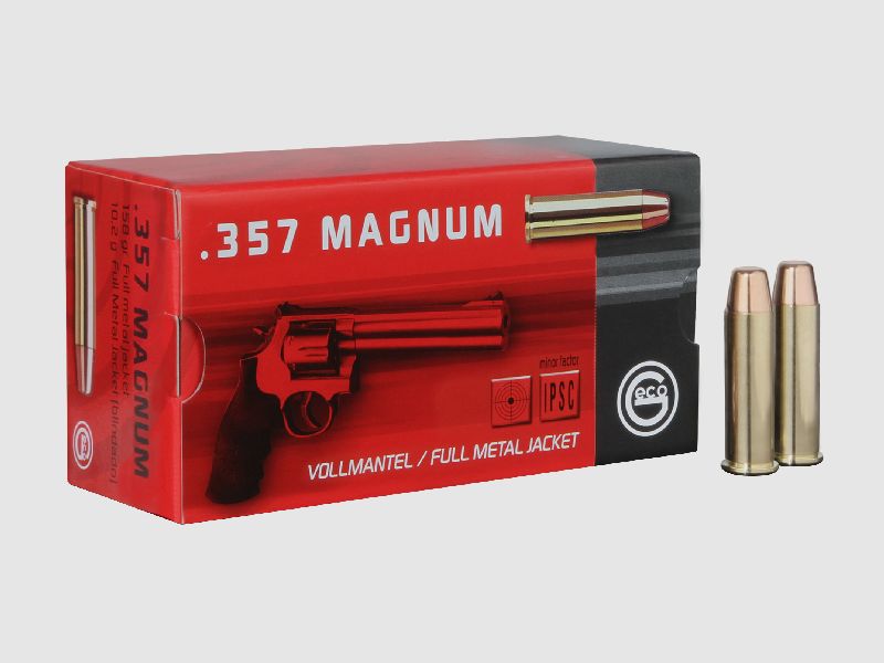 GECO Revolverpatrone .357 Magnum Vollmantel 10,2g/158grs