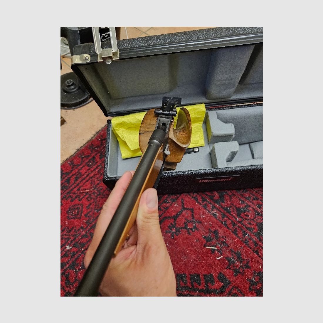 Hämmerli Free Pistol Model 106 in caliber .22 l.r.  Top condition from estate
