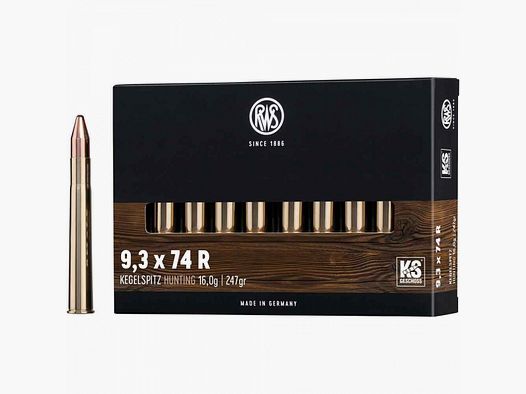 9,3×74 R KS 16g / 247grs