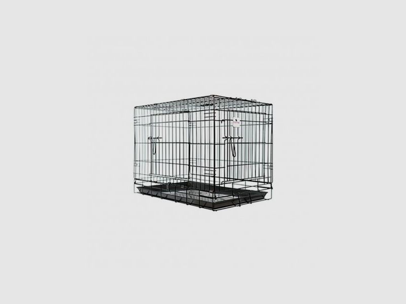 Gabbia metallica L62 × L44 × H52 cm fascia in plastica, immagine 1 di 6