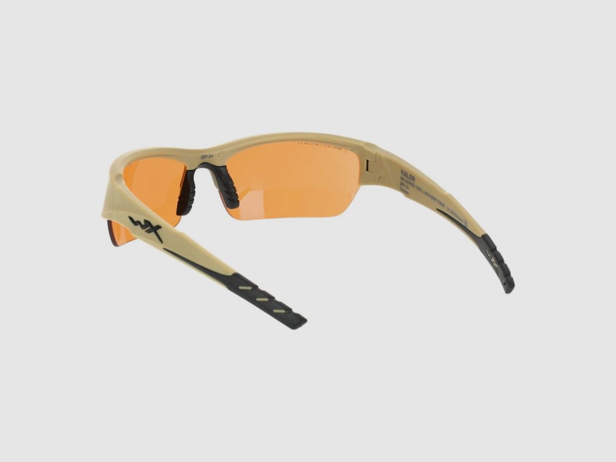 Okulary taktyczne Wiley X Valor 2.5 CHVAL06T grey / clear / light rust - ZESTAW, zdjęcie 3 z 4