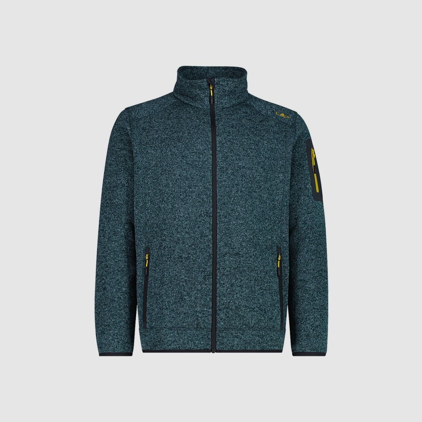 CMP Knit-tech Fleecejacke melange antrazit nilo, Bild 1 von 3