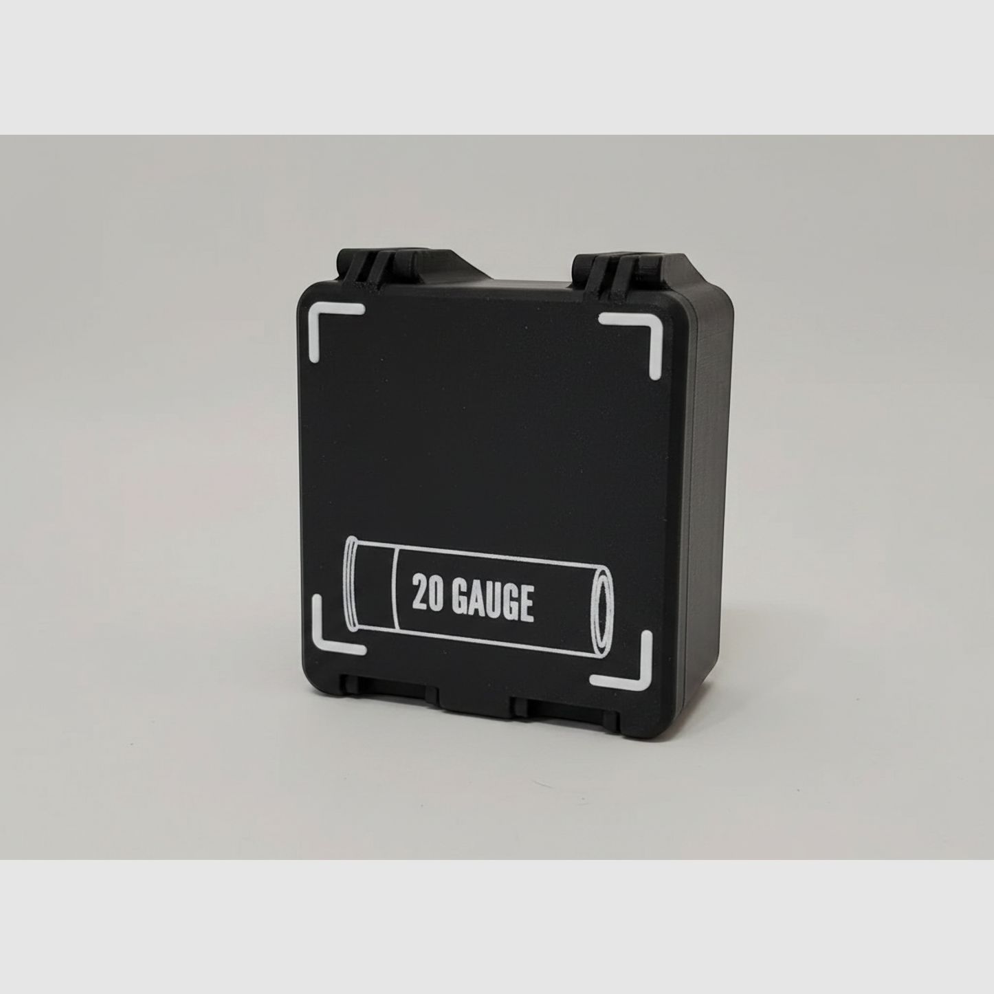 Filamelt Munitionsbox / 12 Gauge (.12/76 & .12/89) / 'Klapp- / Rastdeckel' / Patronenbox, Ammo Box