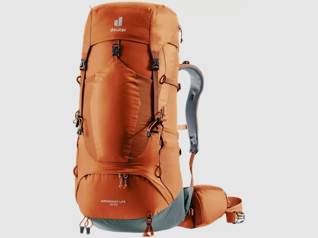 Deuter Aircontact Lite 40 + 10 orange, braun, rot, Bild 12 von 12