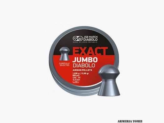 JSB MATCH – EXACT JUMBO RS DIABLO CAL 5,5MM 1,030g / 15,89gr (500 PCS)