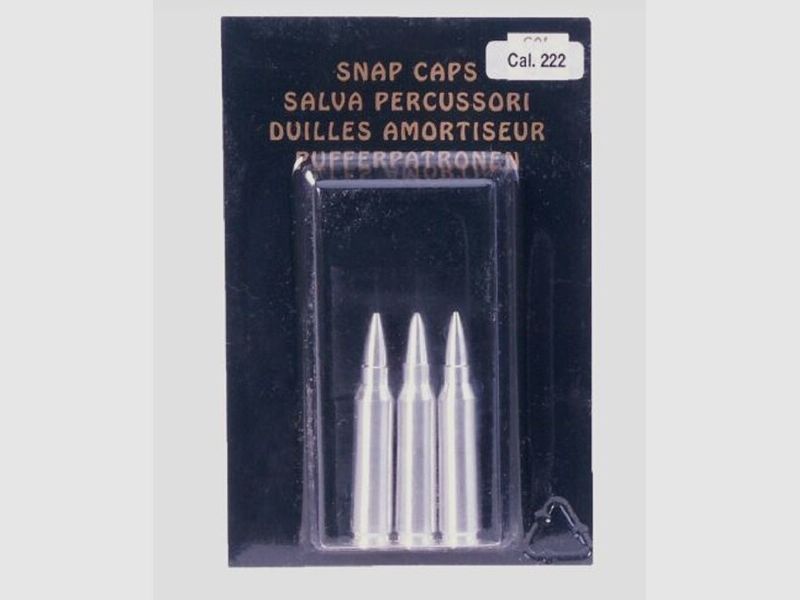 3 Aluminium Pufferpatronen für Büchsen - Kal. 6,5x57 R