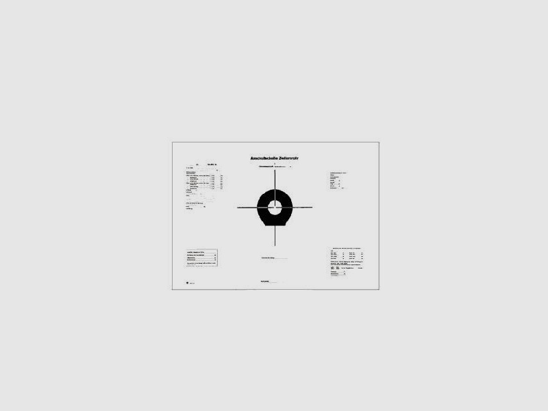 Anschußscheibe Nr. DJV A 2