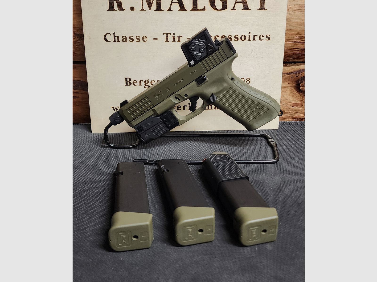 GLOCK 45 Gen5 FS MOS Fileté A-CUT Aimpoint COA GTL II Combo « Edition Hunter ODG » cal.9×19 (auf Bestellung), Bild 2 von 11