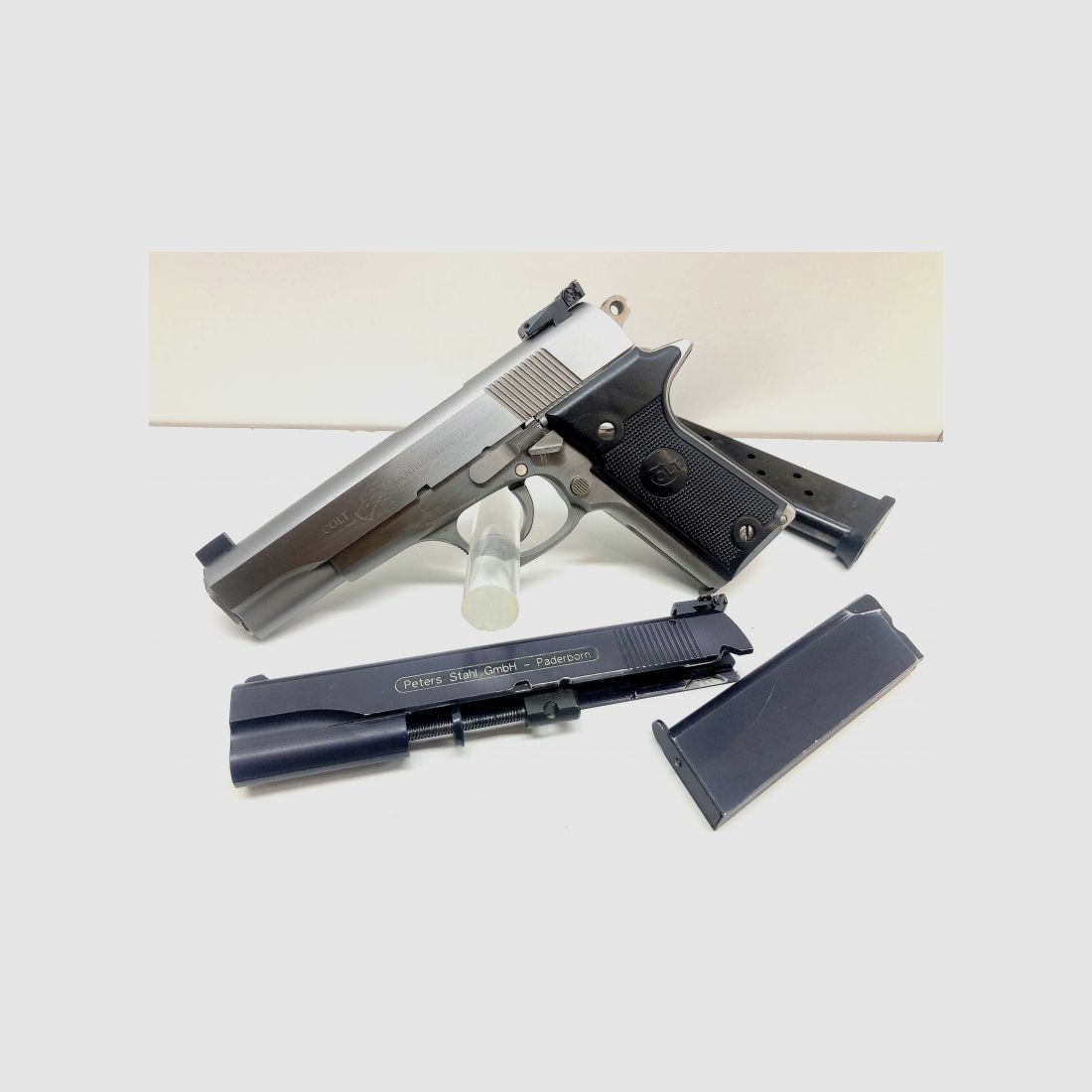 Pistole COLT Double Eagle Kal. .45 ACP stainless inkl. Peters Stahl Wechselsystem Kal. .22lr. TOP!!!