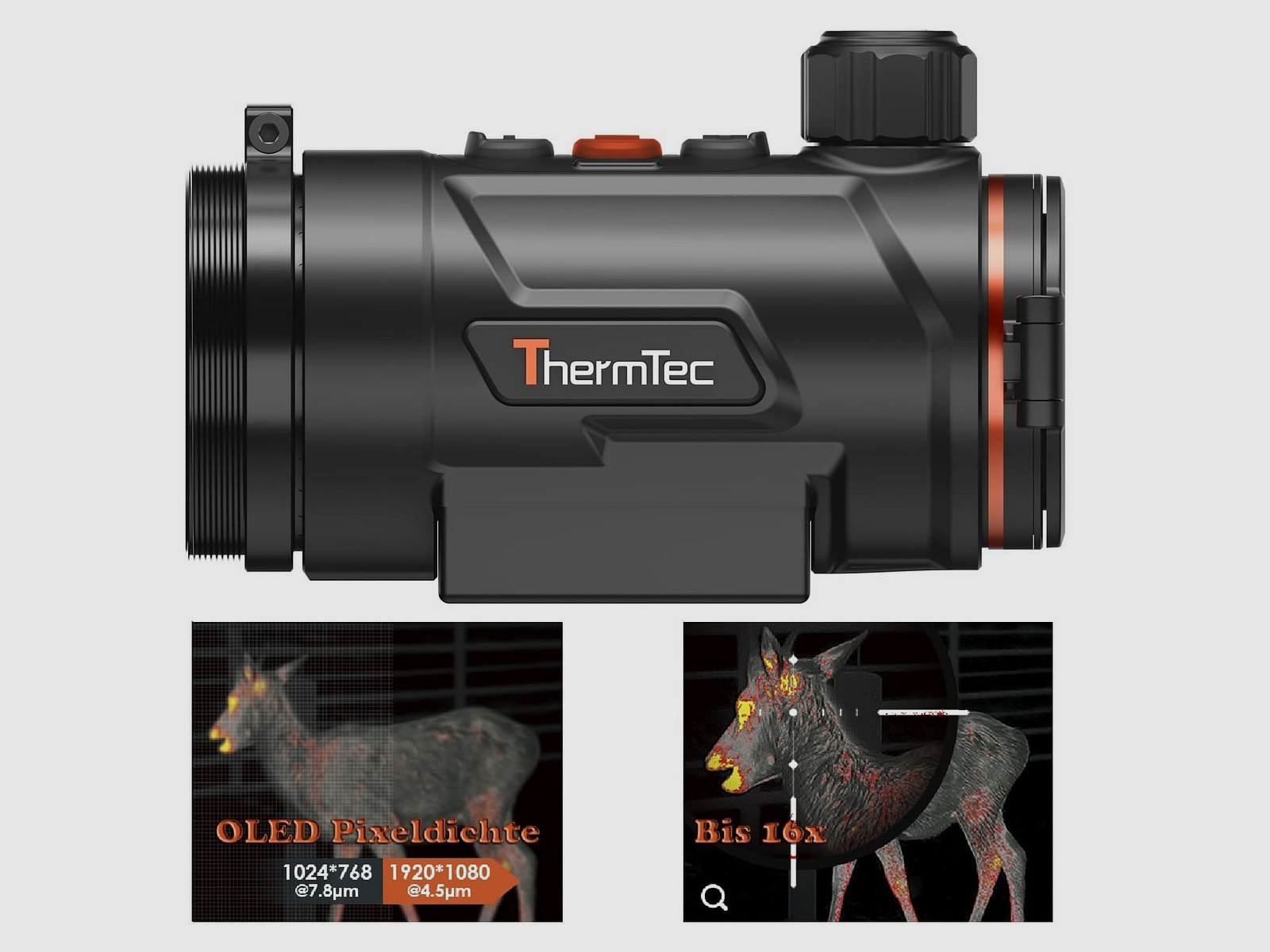 ThermTec Hunt 335 Pro thermal imaging attachment