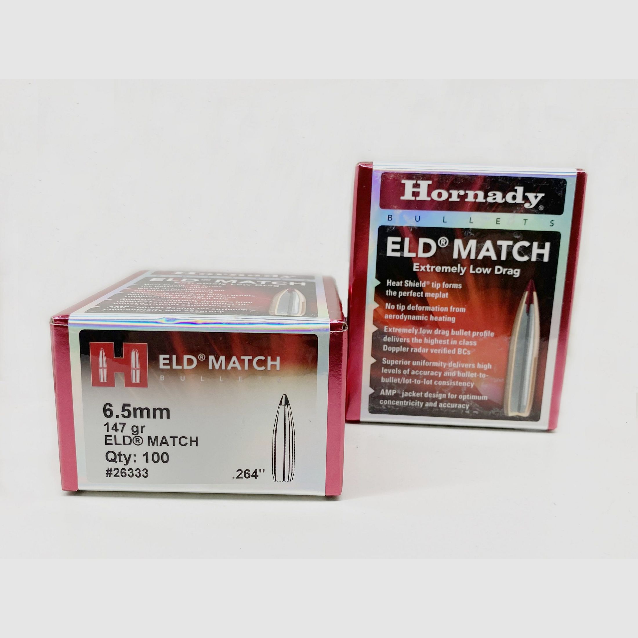 Proiettili Hornady cal. 6,5 EDL MATCH 147 gr (100 pz.)