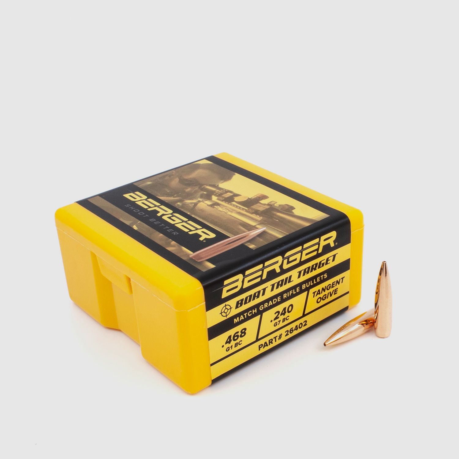 Berger Geschoss 6,5mm/.264 BT Target 120GR 100 Stück