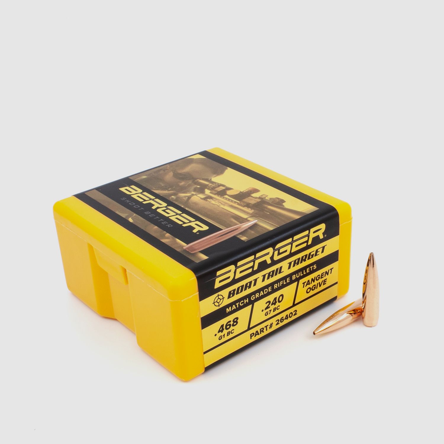 Berger Bullet 6.5mm/.264 BT Target 120GR 100 pieces