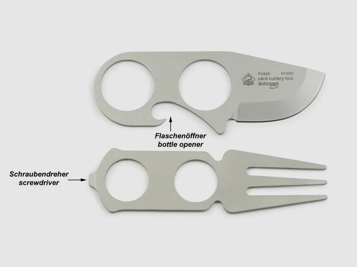 Thekendisplay / Aufsteller PUMA card cutlery tool / 30 Stk.